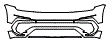 Bumper Kit pattern for the 2018 Volkswagen Atlas