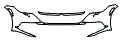 Bumper Kit pattern for the 2019 Volkswagen Arteon