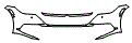 Bumper Kit pattern for the 2019 Volkswagen Arteon
