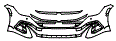 Bumper Kit pattern for the 2023 Volkswagen Arteon