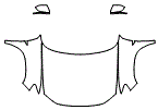 Full Hood, Fender and Mirror Kit pattern for the 2021 Volkswagen Atlas