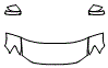 Hood, Fender and Mirror Kit pattern for the 2026 Volkswagen Taos (Canada)