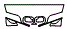 Hood, Fender and Mirror kit pattern for the 1999 BMW 540