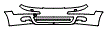 Bumper Kit pattern for the 2001 BMW M5