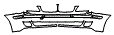 Bumper Kit pattern for the 2006 BMW 760