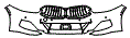 Bumper Kit pattern for the 2026 BMW 8 Series
