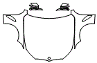 Full Hood, Fender and Mirror Kit pattern for the 2026 BMW 8 Series