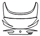 Trunk Lid Kit pattern for the 2026 BMW 8 Series