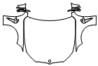 Full Hood, Fender and Mirror Kit pattern for the 2022 BMW 8 Series