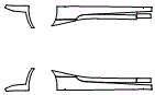 Rocker Panel Kit pattern for the 2022 BMW 8 Series
