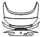 Trunk Lid Kit pattern for the 2022 BMW 8 Series