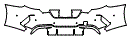 Rear Bumper Kit pattern for the 2022 BMW 8 Series
