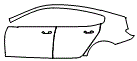 Door and Rear Fender Kit pattern for the 2026 BMW 8 Series