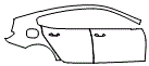 Door and Rear Fender Kit pattern for the 2026 BMW 8 Series