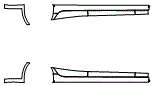 Rocker Panel Kit pattern for the 2020 BMW 8 Series