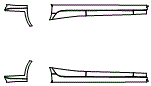 Rocker Panel Kit pattern for the 2026 BMW 8 Series
