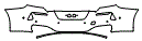 Rear Bumper Kit pattern for the 2020 BMW 8 Series
