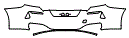 Rear Bumper Kit pattern for the 2020 BMW 8 Series