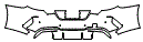 Rear Bumper Kit pattern for the 2022 BMW 8 Series