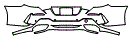 Rear Bumper Kit pattern for the 2026 BMW 8 Series