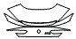Trunk Lid Kit pattern for the 2020 BMW 8 Series