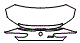Trunk Lid Kit pattern for the 2020 BMW 8 Series