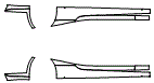 Rocker Panel Kit pattern for the 2026 BMW 8 Series