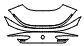Trunk Lid Kit pattern for the 2026 BMW 8 Series