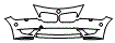 Bumper Kit pattern for the 2008 BMW M Coupe