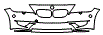 Bumper Kit pattern for the 2008 BMW M Coupe