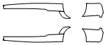 Rocker Panel and Rear Wheel Impact Area Kit pattern for the 2008 BMW M3