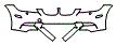 Bumper Kit pattern for the 2008 BMW M3