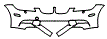 Bumper Kit pattern for the 2008 BMW M3