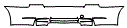 Rear Bumper Kit pattern for the 2008 BMW M3