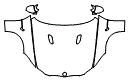 Full Hood, Fender and Mirror Kit pattern for the 2008 BMW M3