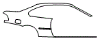 Rear Fender Kit pattern for the 2005 BMW M3