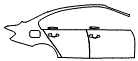 Door and Rear Fender Kit pattern for the 2015 BMW ActiveHybrid 3