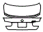 Trunk Lid Kit pattern for the 2018 BMW M3