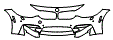 Bumper Kit pattern for the 2018 BMW M3
