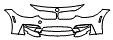 Bumper Kit pattern for the 2020 BMW M4