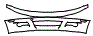 Bumper Kit pattern for the 2005 BMW M3