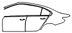 Door and Rear Fender Kit pattern for the 2027 BMW 3 Series