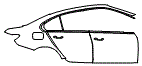 Door and Rear Fender Kit pattern for the 2027 BMW 3 Series