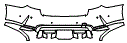 Rear Bumper Kit pattern for the 2027 BMW 3 Series