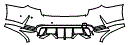 Rear Bumper Kit pattern for the 2027 BMW 3 Series