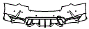 Rear Bumper Kit pattern for the 2027 BMW 3 Series