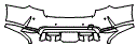 Rear Bumper Kit pattern for the 2027 BMW 3 Series