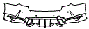 Rear Bumper Kit pattern for the 2027 BMW 3 Series