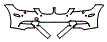 Bumper Kit pattern for the 2008 BMW M3