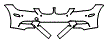 Bumper Kit pattern for the 2008 BMW M3